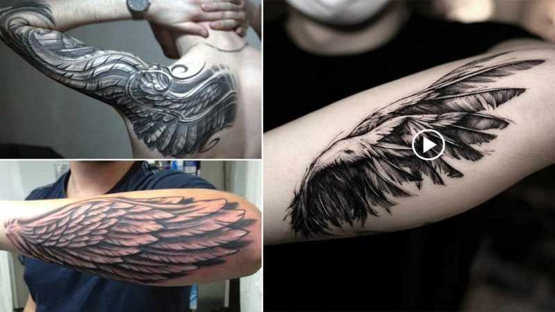 THE TOP 100 FOREARM WING TATTOO IDEAS