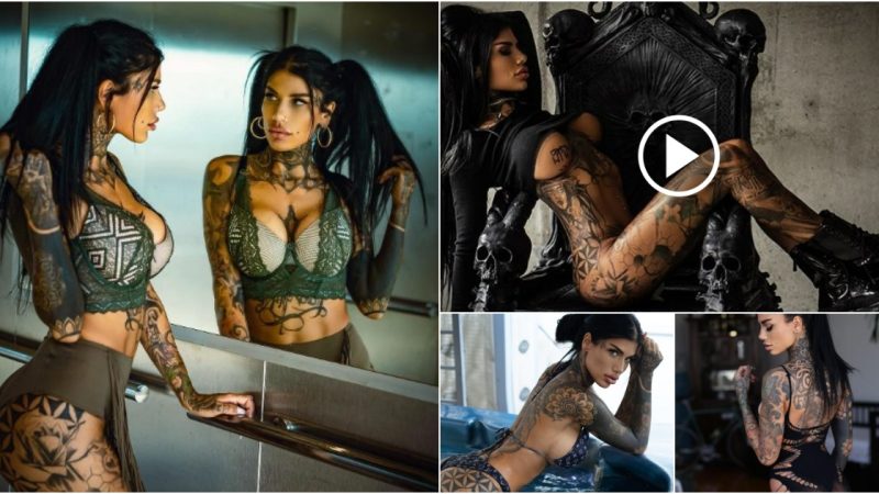 The Enchanting Allure of Inked Goddess Meli Lakic: A Visual Symphony Of Art And Beauty.