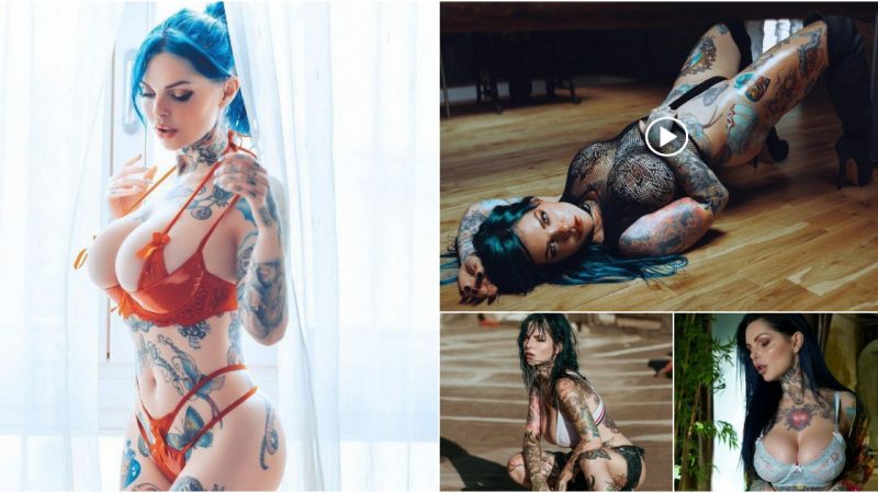 A Print to a Runaway The Daring Ascent Of Tattooed Model Riae, Who Is Shocking The Fashion Industry.