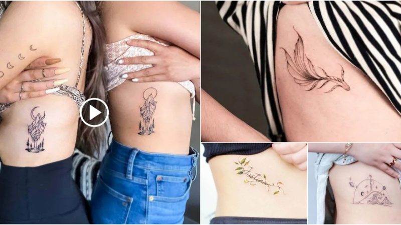 51 Gorgeous Meaningful Rib Tattoos for Women