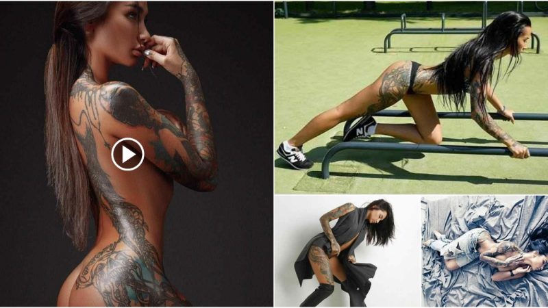 Meet Angelica Anderson, the tattooed model who is sweeping the fashion world.