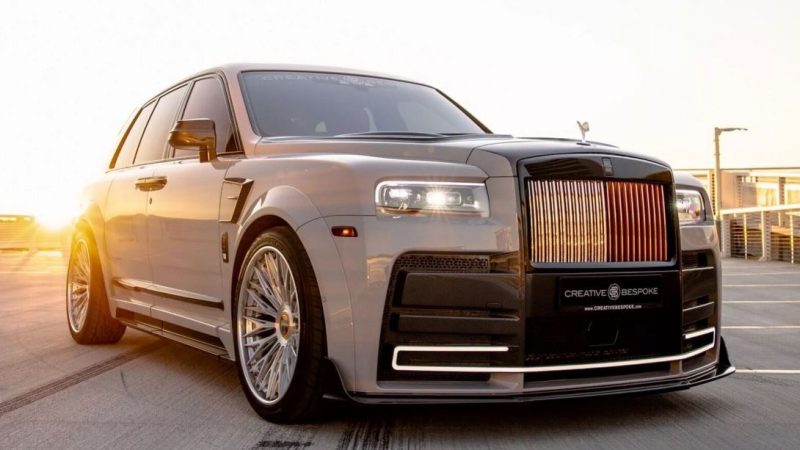 This Custom Rolls-Royce Cullinan Comes Complete With AutoZone-Style Fake Aero