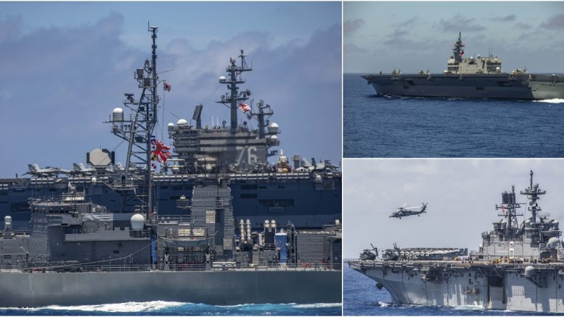 Tripartite Naval Exercises: Indian, U.S., and Japanese Fleets Conduct Joint Drills in the Indo-Pacific