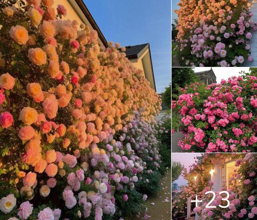 From the Garden to the Web: The Viral Phenomenon of Roses Adorning House Corners